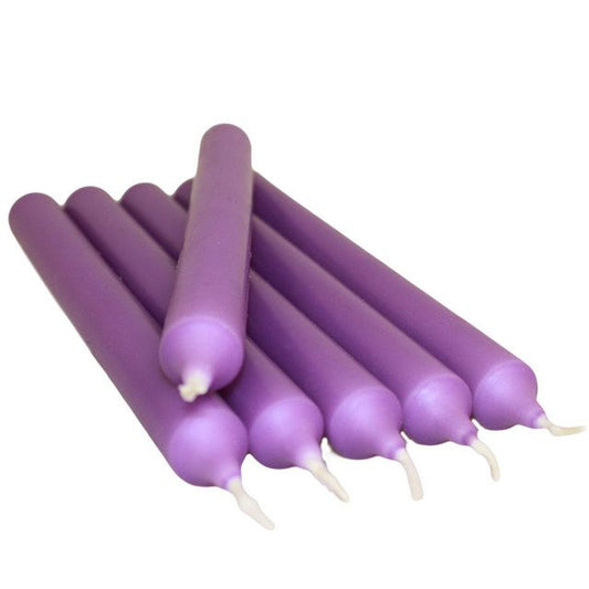 Espelmes de Candelabre de Lavanda a l'Engròs (100)