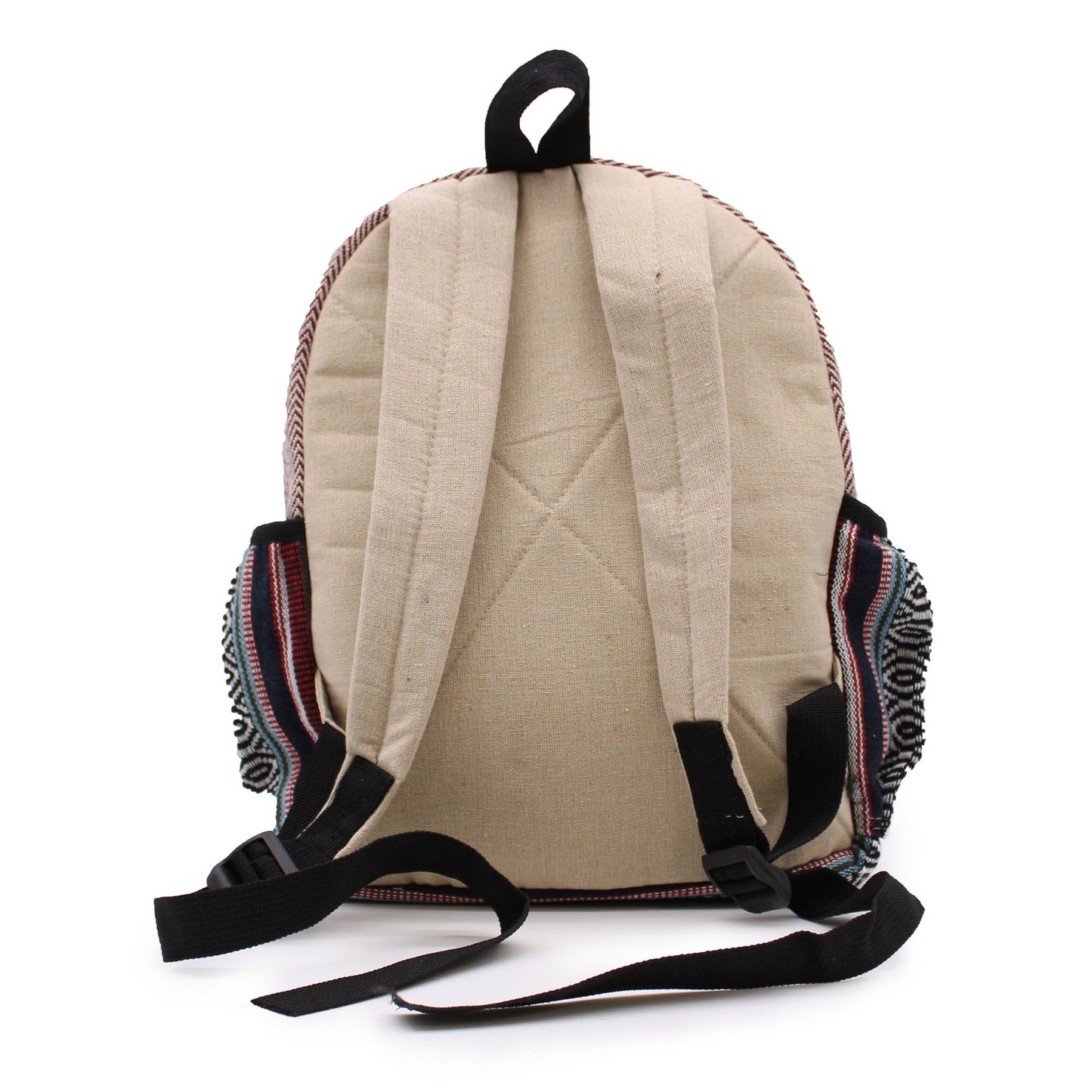 Motxilla petita de cànem - Estil Zig Zag Zips