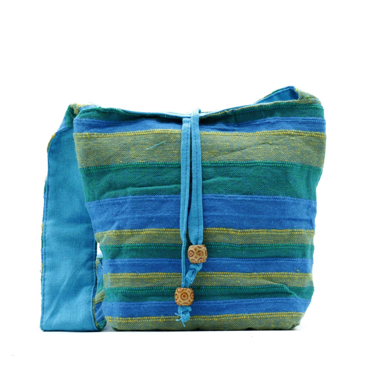 Bossa bandolera Nepal -Prats de primavera Verd i Blau