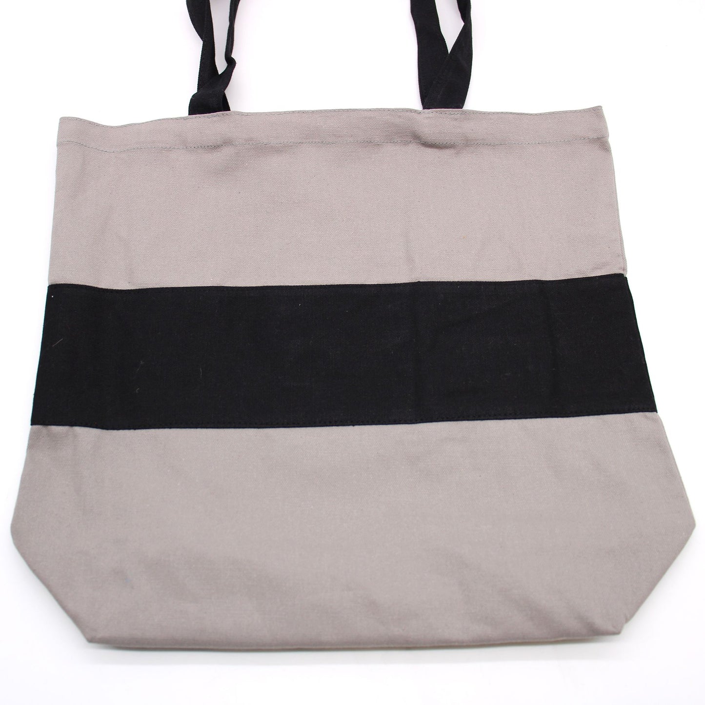 Bosses de Cotó de Dos Tons - 38x42x12cm - Gris i Negre - 280g