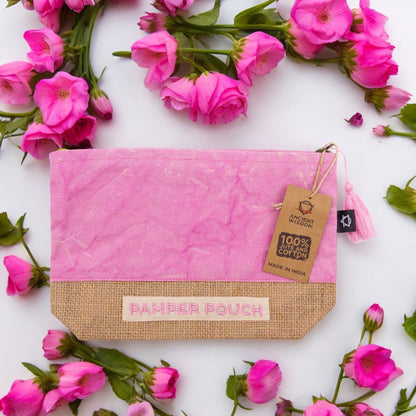 Bossa de Cuidat Personal - Rosa i Lila - Rentat a la Pedra