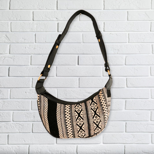Bossa Hobo de Jacquard - Gris Metro (corretja negra)