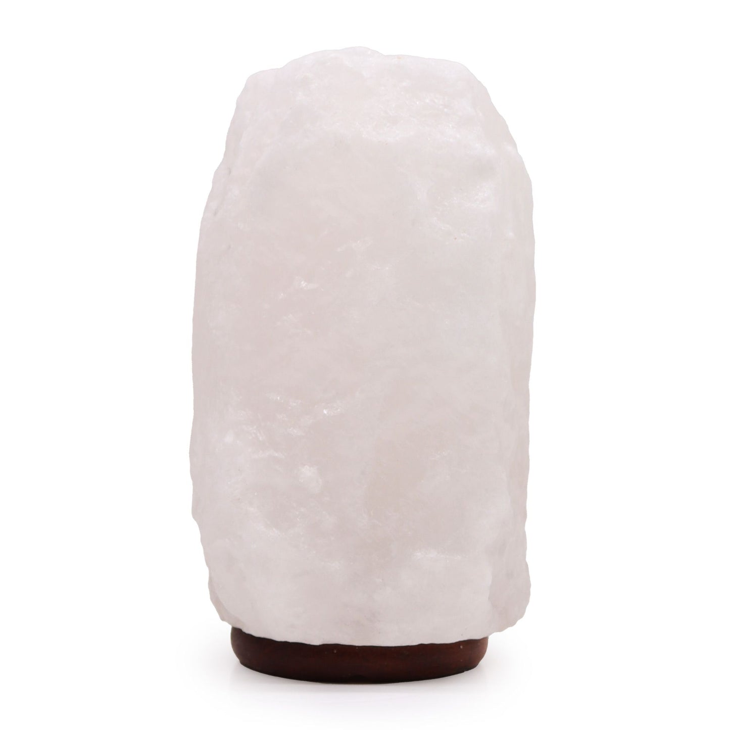Lámpara de Sal del Himalaya de Cristal de Roca - & Base apx 8-10kg