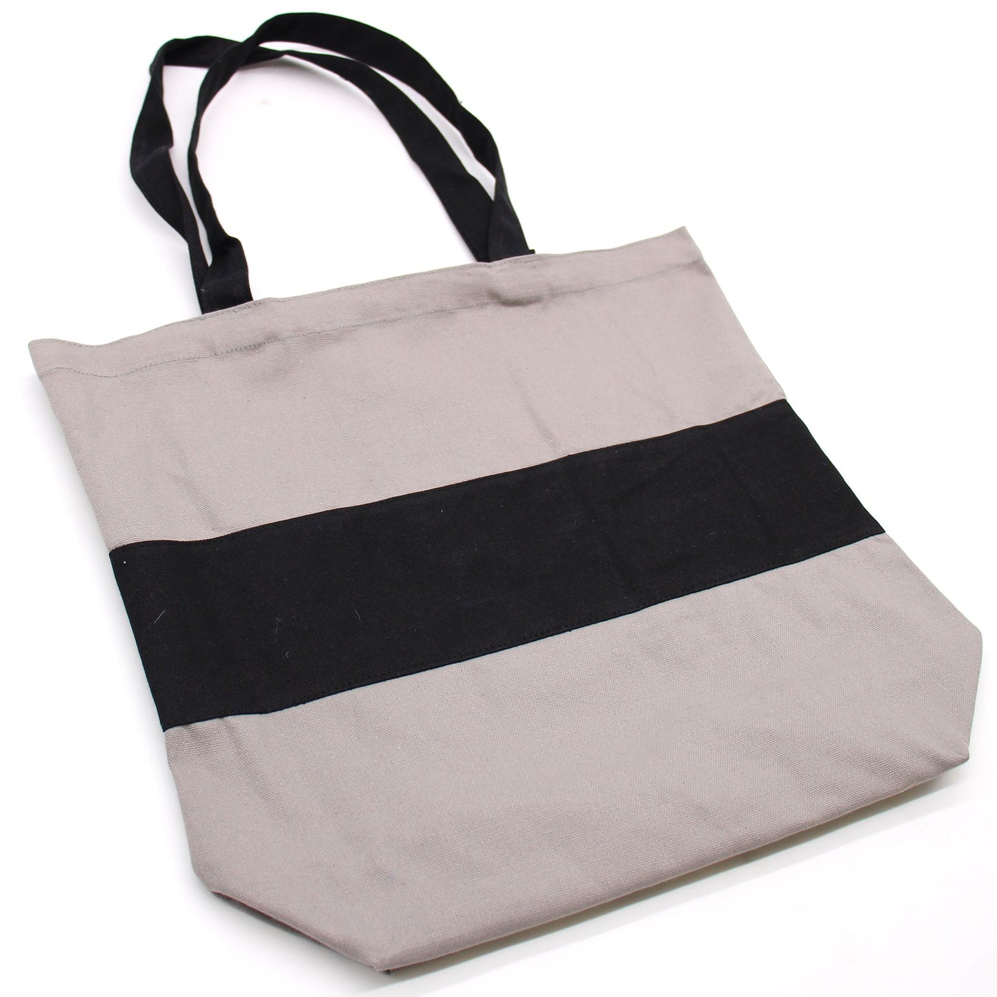 Bosses de Cotó de Dos Tons - 38x42x12cm - Gris i Negre - 280g
