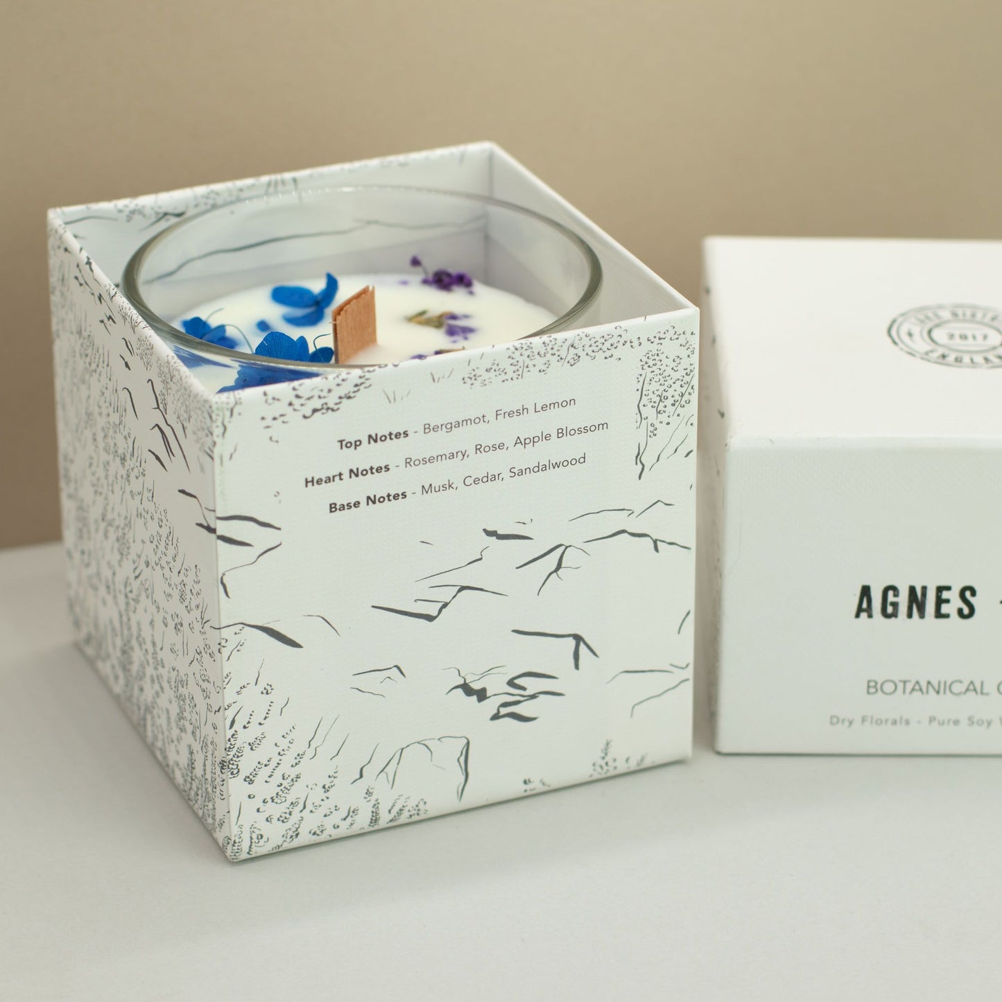 Espelma de Cera de Soja Botànica Agnes + Cat - Moorland