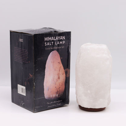 Lámpara de Sal del Himalaya de Cristal de Roca - & Base apx 8-10kg