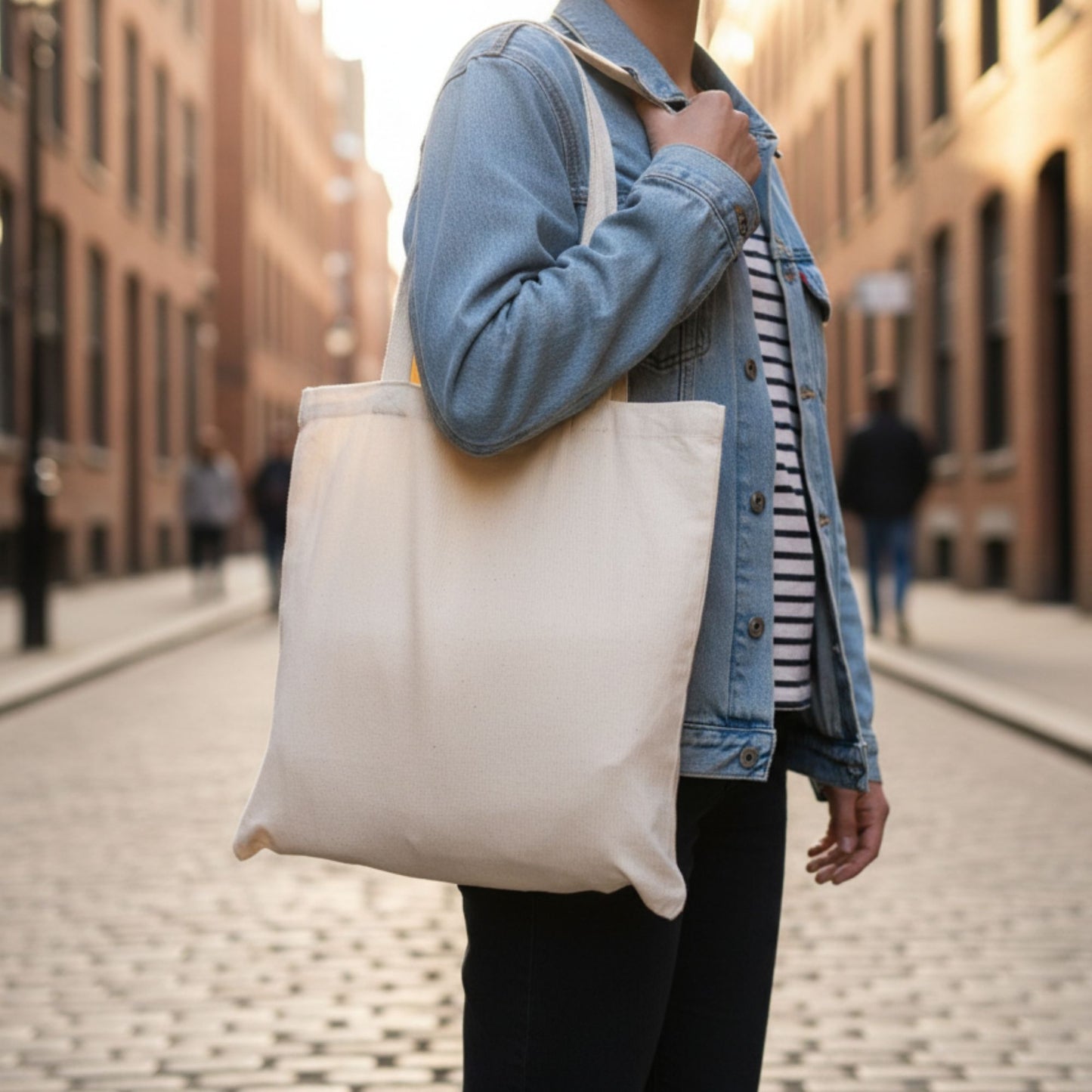 Bossa Tote Nomad Sari Iconic Toni - Sense estampat - Natural 10oz