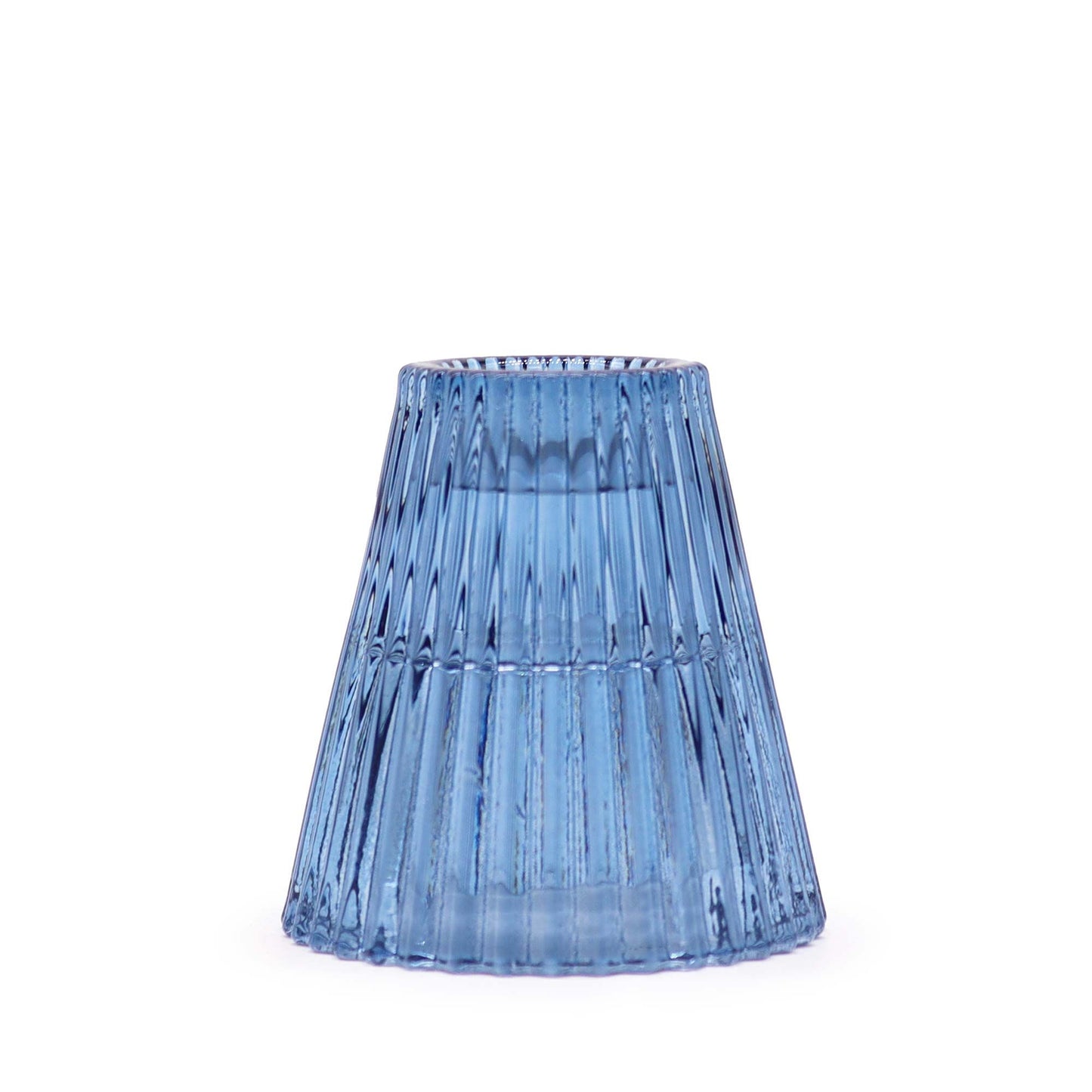 Portaespelmes reversible per a sopar / espelma de te - Blau reial