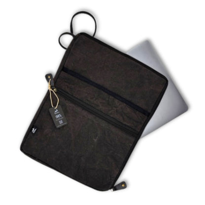 Funda gran de lona per a portàtil - Charcoal