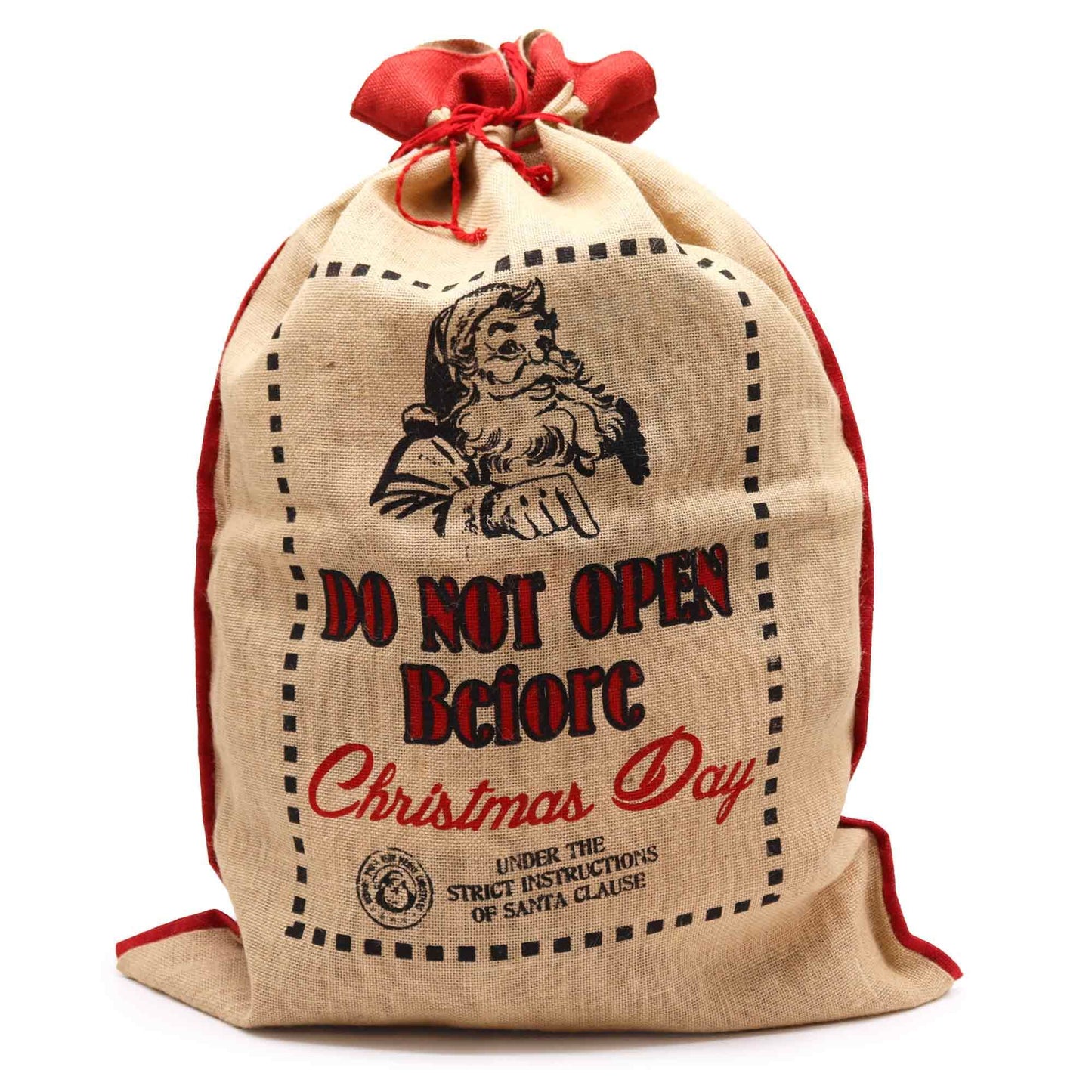 Sac de jute de Santa - No obrir abans del