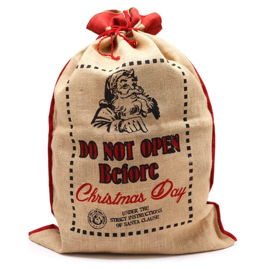 Sac de jute de Santa - No obrir abans del