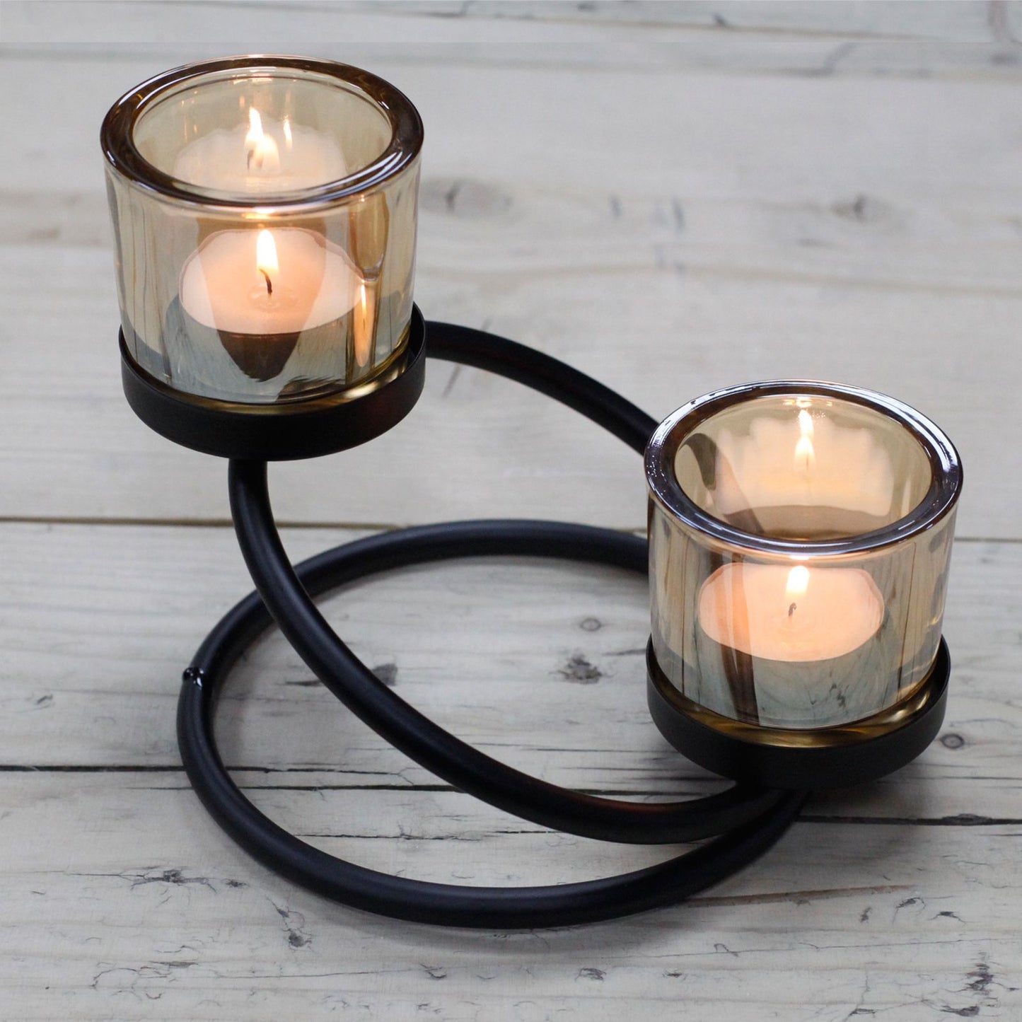 Candelabre de Ferro - Doble - 2 Tasses