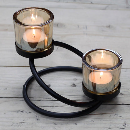 Candelabre de Ferro - Doble - 2 Tasses