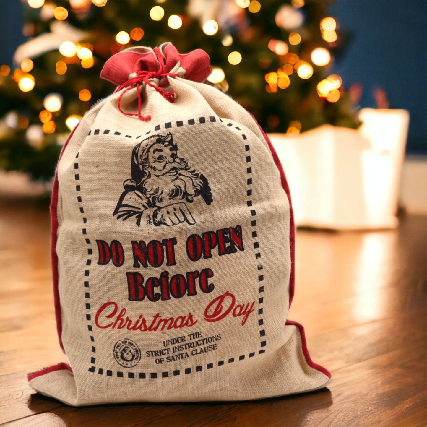 Sac de jute de Santa - No obrir abans del