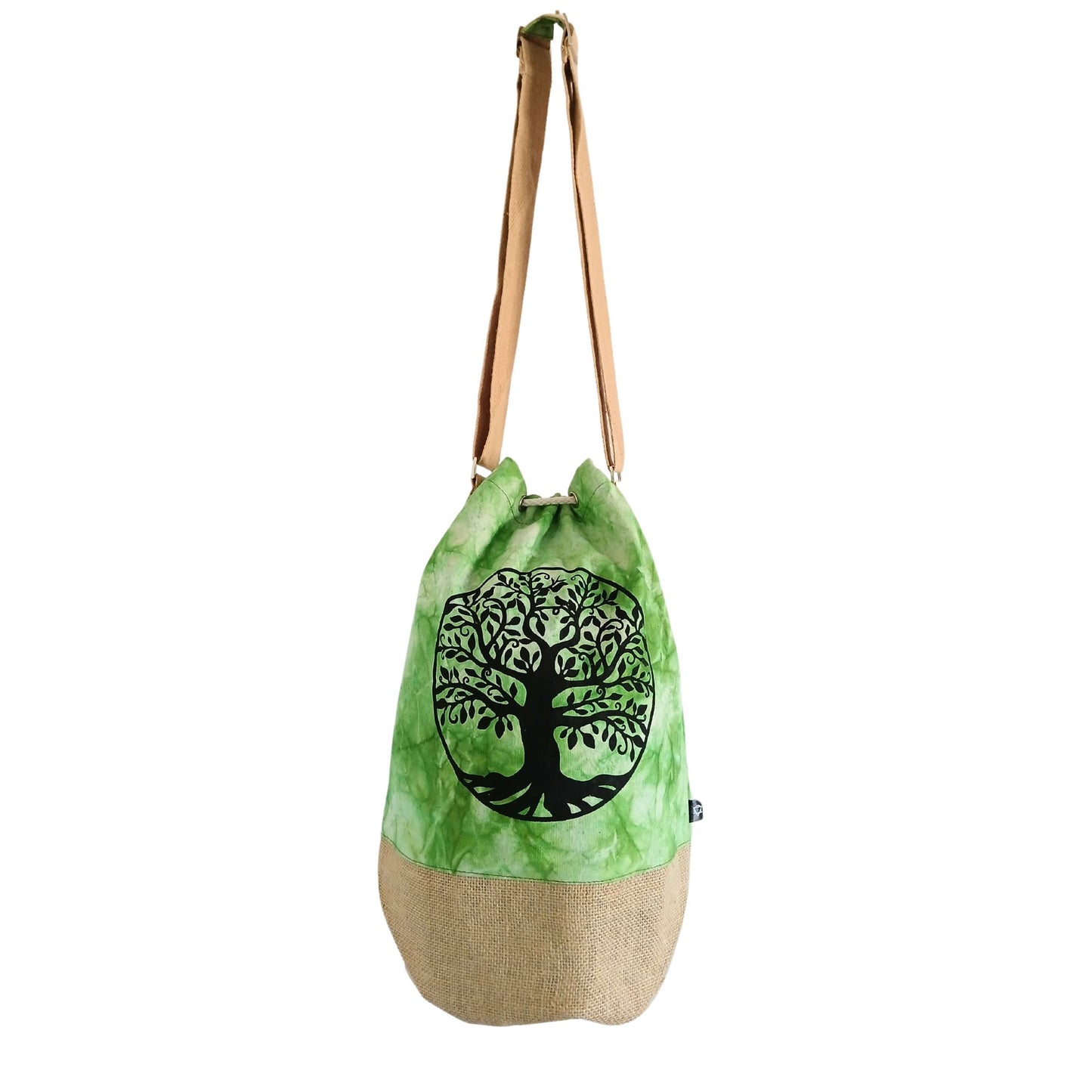 Motxilla 100% Natural - Efecte Rentat Verd - Arbre de la Vida