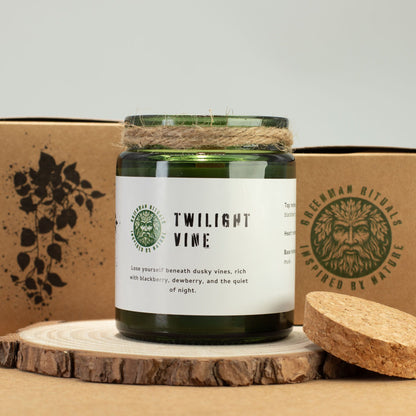 Espelma de soja Greenman Woodwick - Vinya Crepuscular