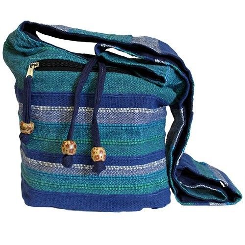Bossa bandolera Nepal - Rius blaus