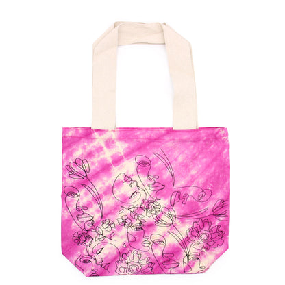 Bosses de Cotó "Tie Dye" (170g) - 38x42x12cm - Cara Bonita - Magenta - Nansa Natural
