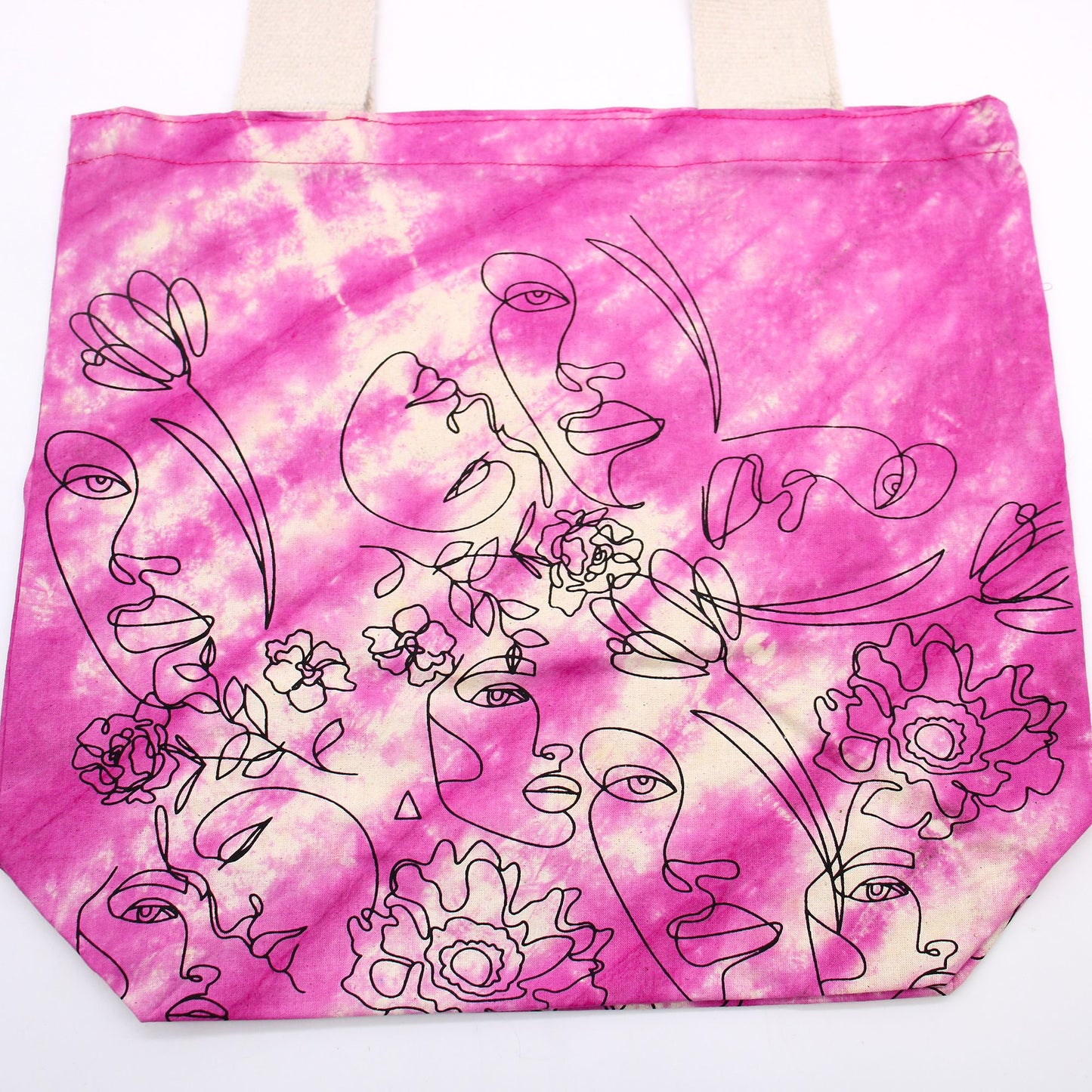 Bosses de Cotó "Tie Dye" (170g) - 38x42x12cm - Cara Bonita - Magenta - Nansa Natural