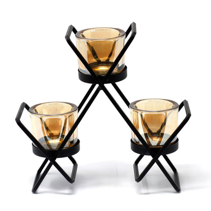 Candelabre de Ferro - Triangle - 3 Tasses
