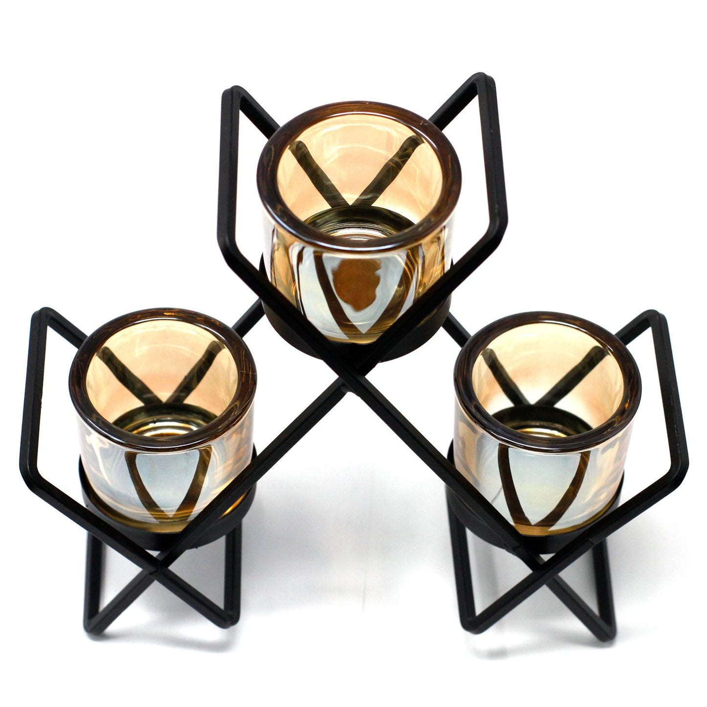 Candelabre de Ferro - Triangle - 3 Tasses