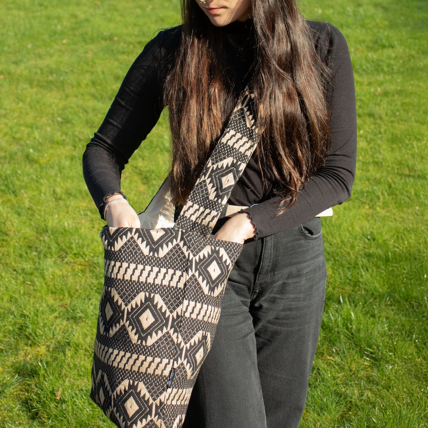 Bosses Jacquard Naturals – Telar del Desert – Bossa Tote Nòmada