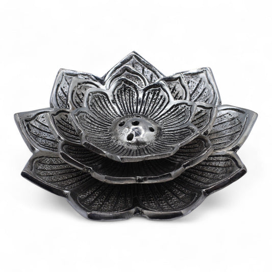 Portainciensos Flor de Loto de Tres Flores