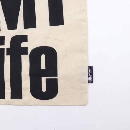 Bossa Bàsica Icònica - IT's MY LIFE - ÉS LA MEVA VIDA - (40x36cm) - Natural 4oz