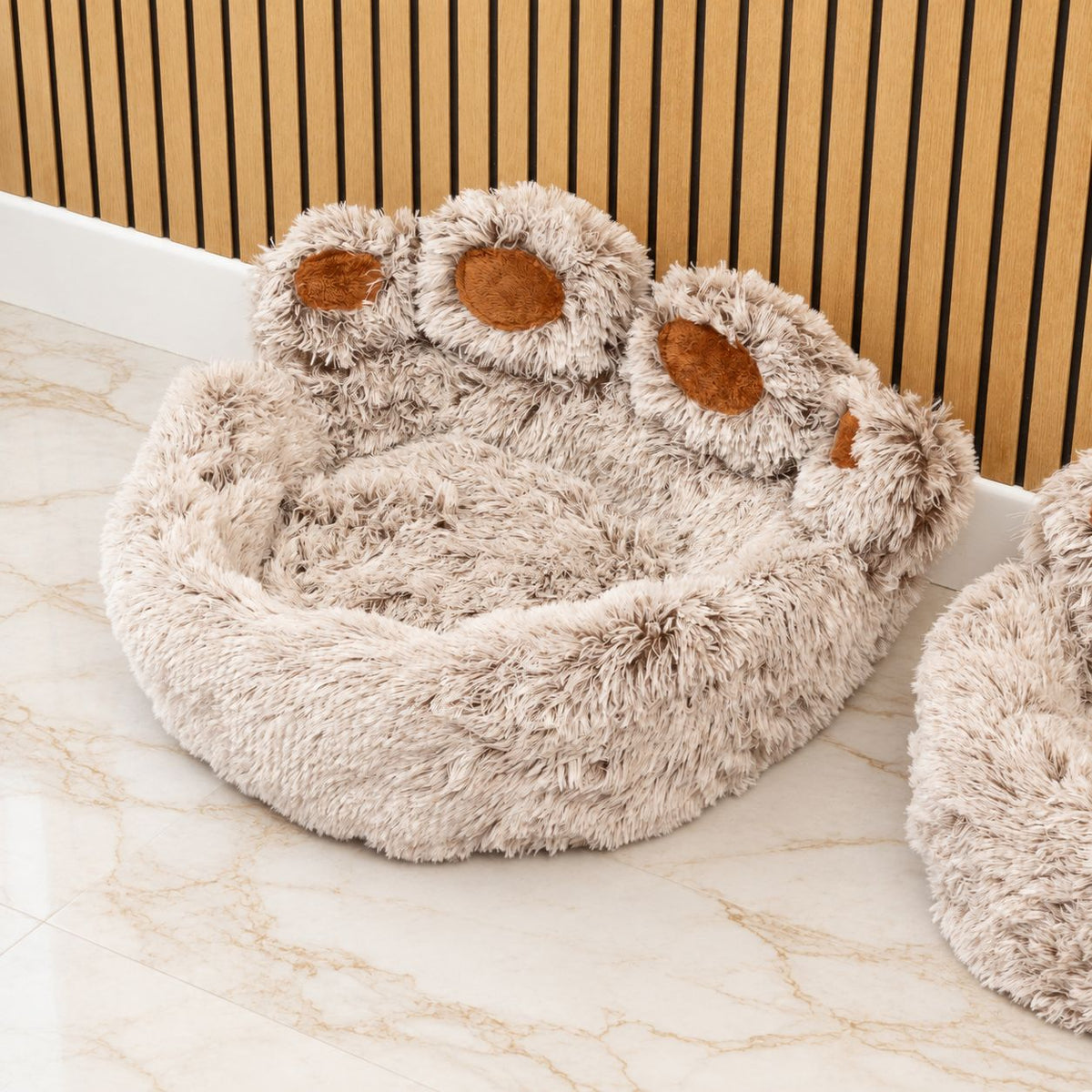 Cama tipo pata grande para perros