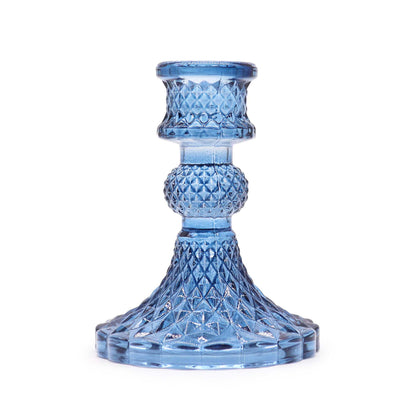 Portaespelmes vintage per a sopar - Blau reial