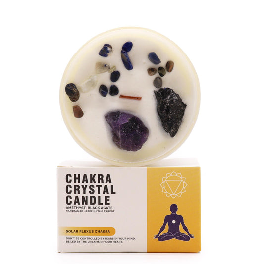 Espelmes de Cristall de Chakra - Chakra del plexe solar