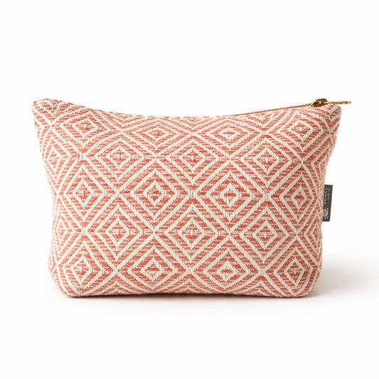 Bossa de tocador Nomad Sari Indian Jacquard - Labyrinth Coral
