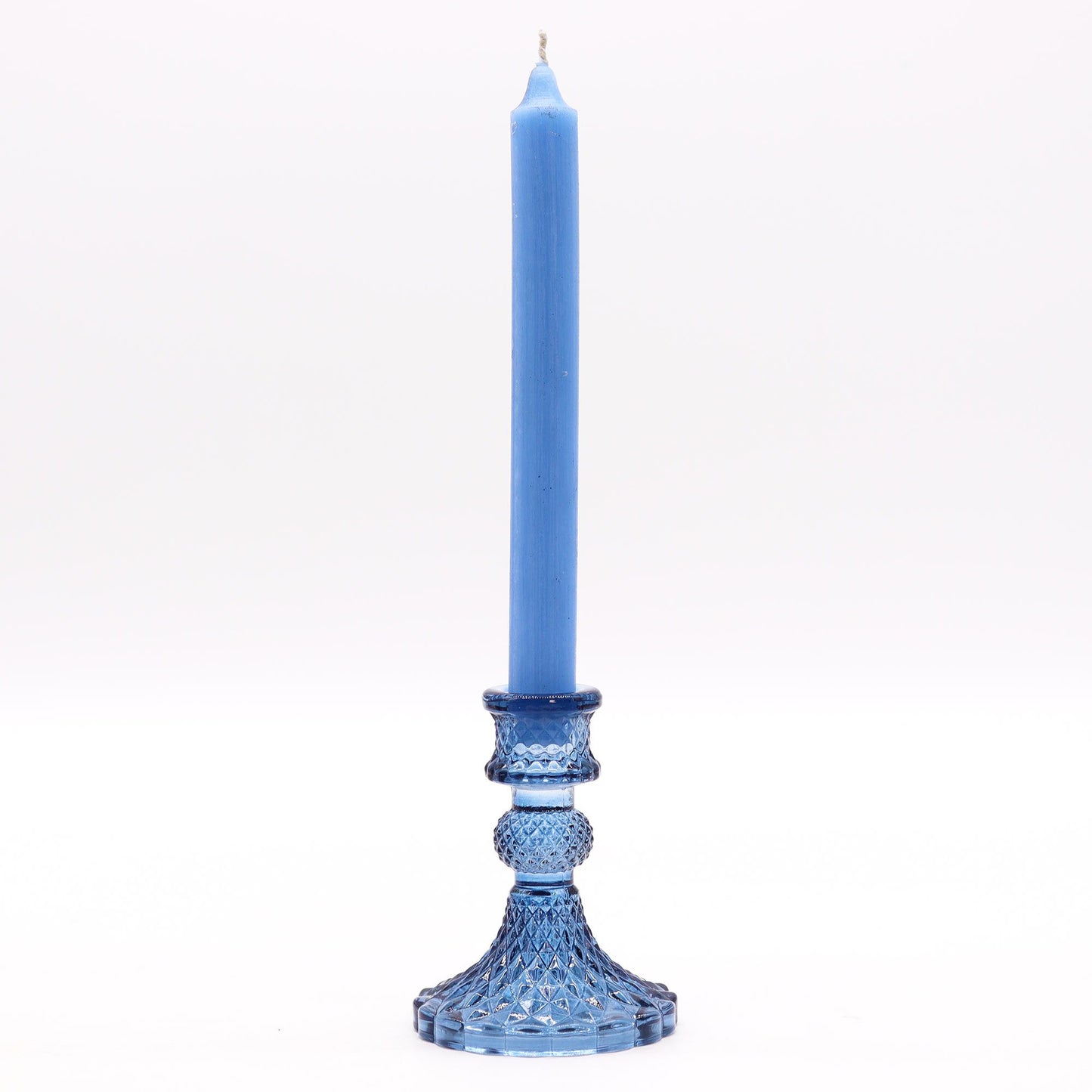 Portaespelmes vintage per a sopar - Blau reial