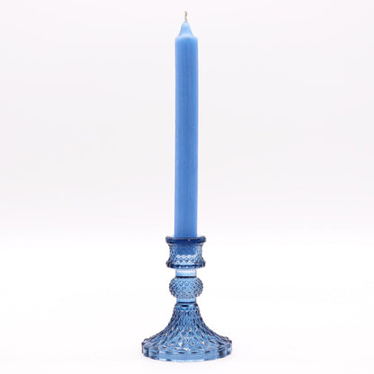 Portaespelmes vintage per a sopar - Blau reial