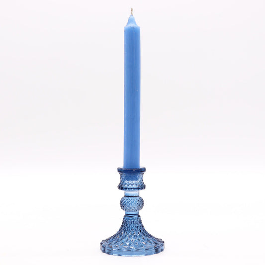 Portaespelmes vintage per a sopar - Blau reial