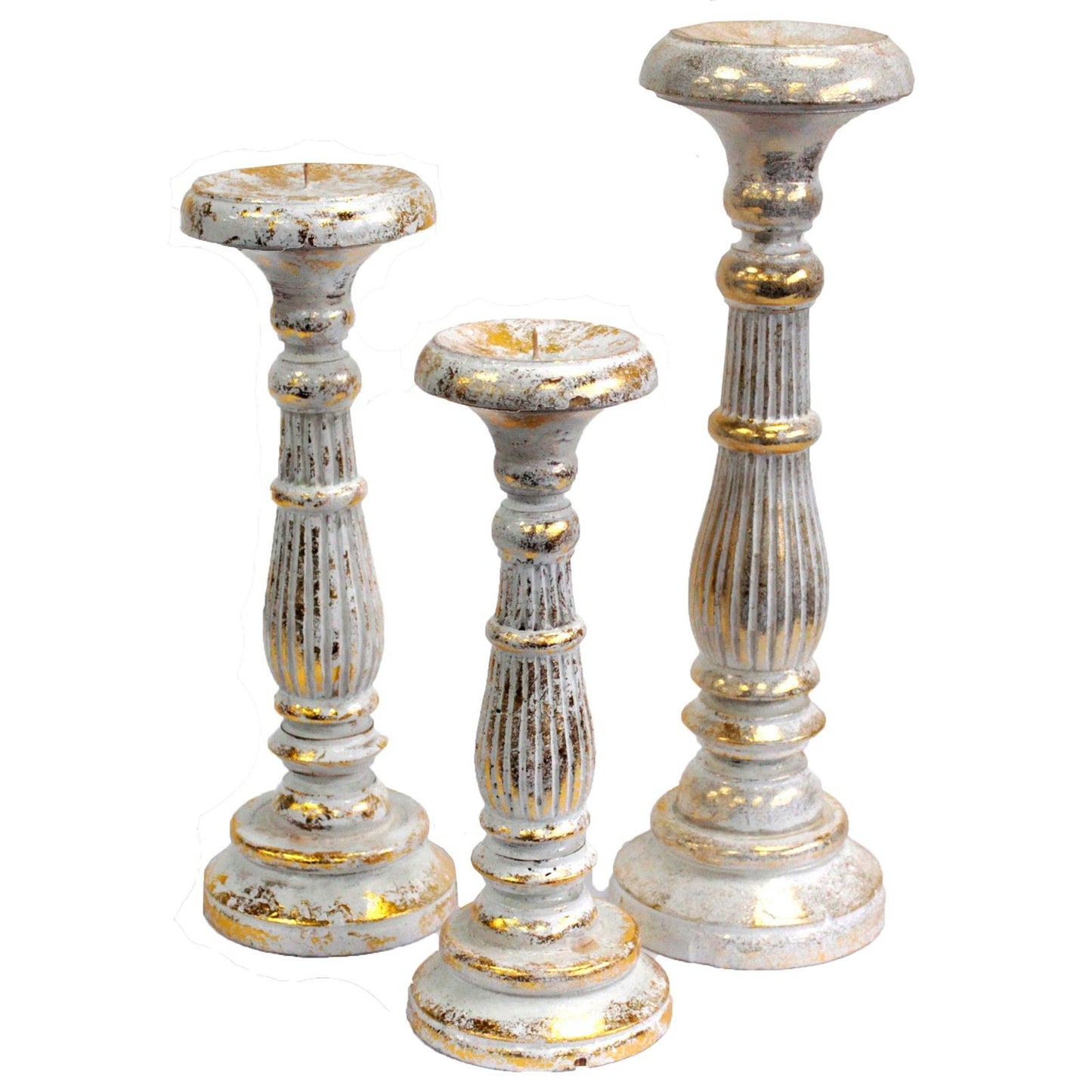 Candelabre Petit - Or Blanc