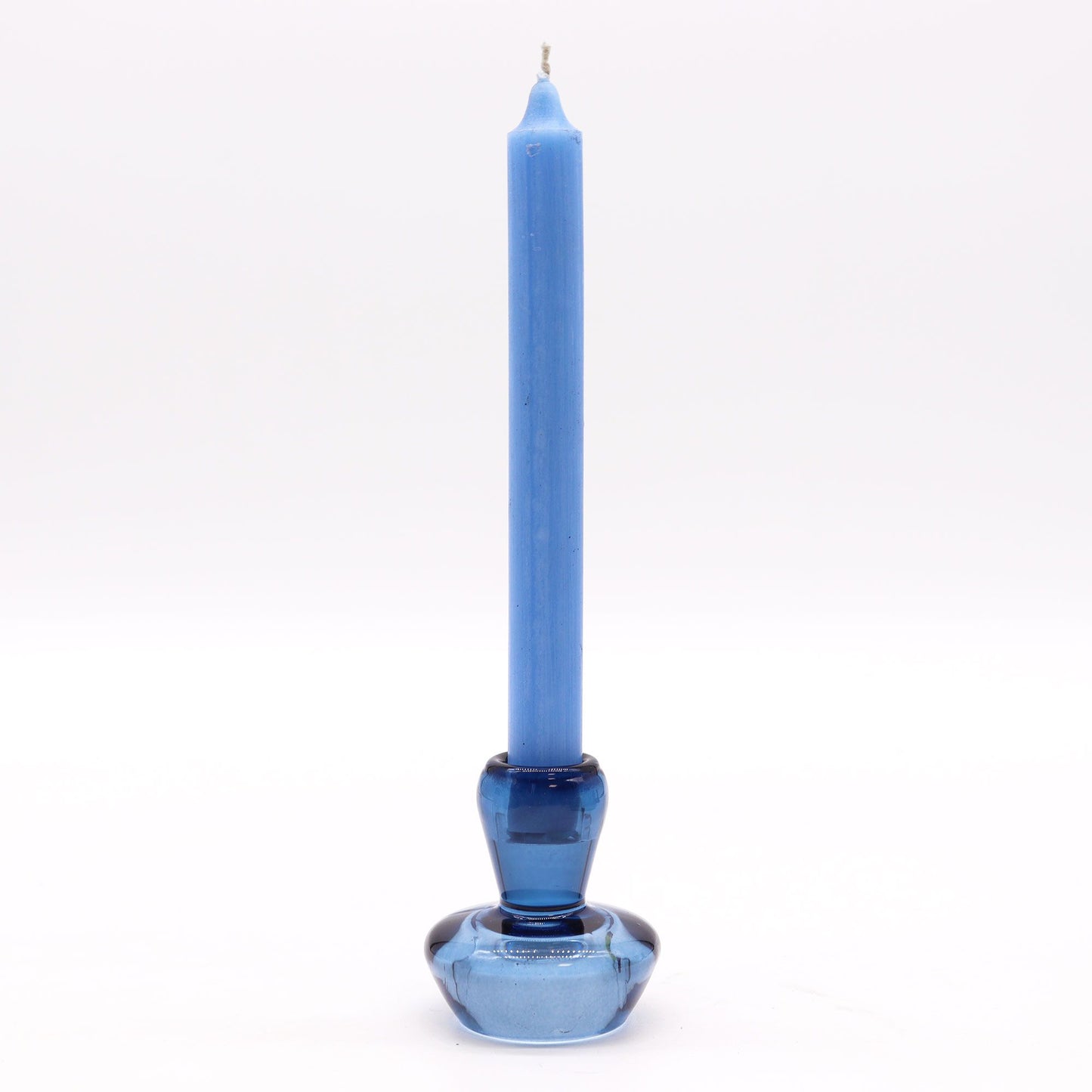 Portaespelmes reversible amb disseny de bolet per a sopar / espelma de te - Blau reial