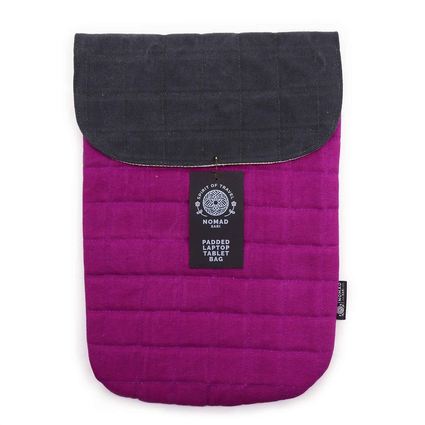 Funda encoixinada per a portàtil - Púrpura Haze - Rentat a la pedra de 14 oz