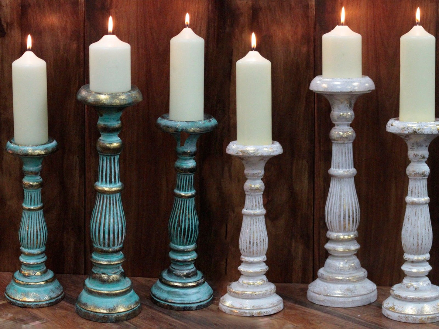 Candelabre Petit - Or Blanc