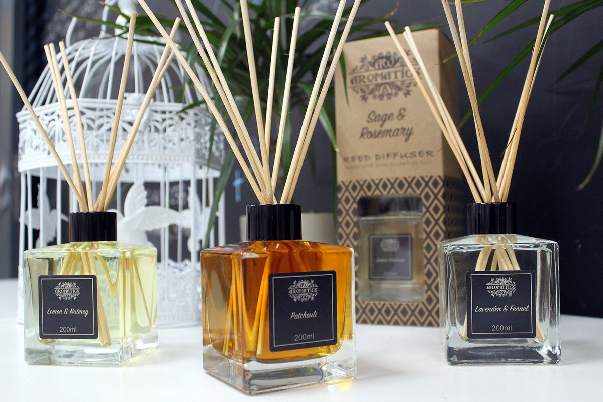 Difusor de Varillas con Aceites Esenciales - Albahaca y Maychang