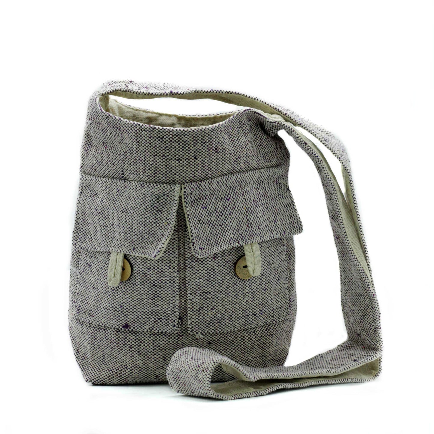 Bossa de dues butxaques tons naturals - Lavanda Suau - Mitjana