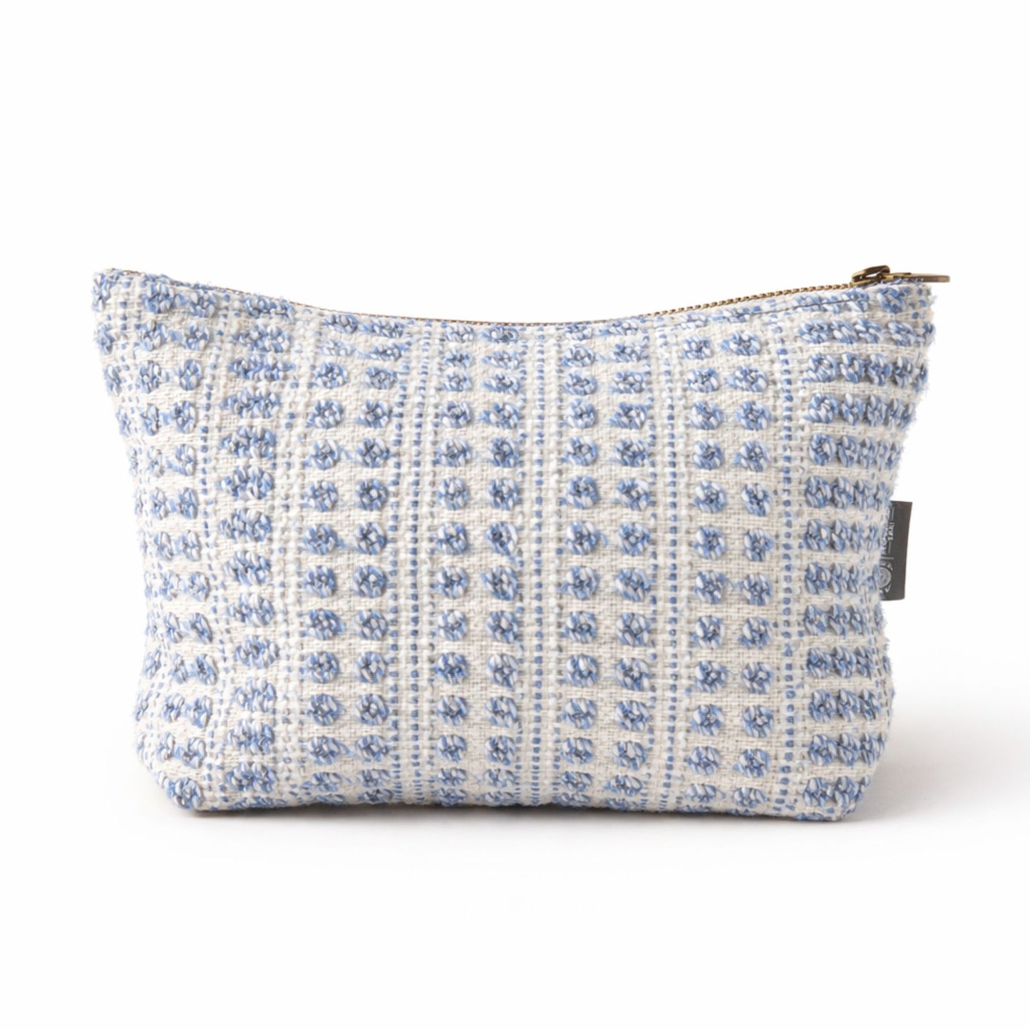 Nomad Sari Indian Jacquard Necesser - Indigo Echo