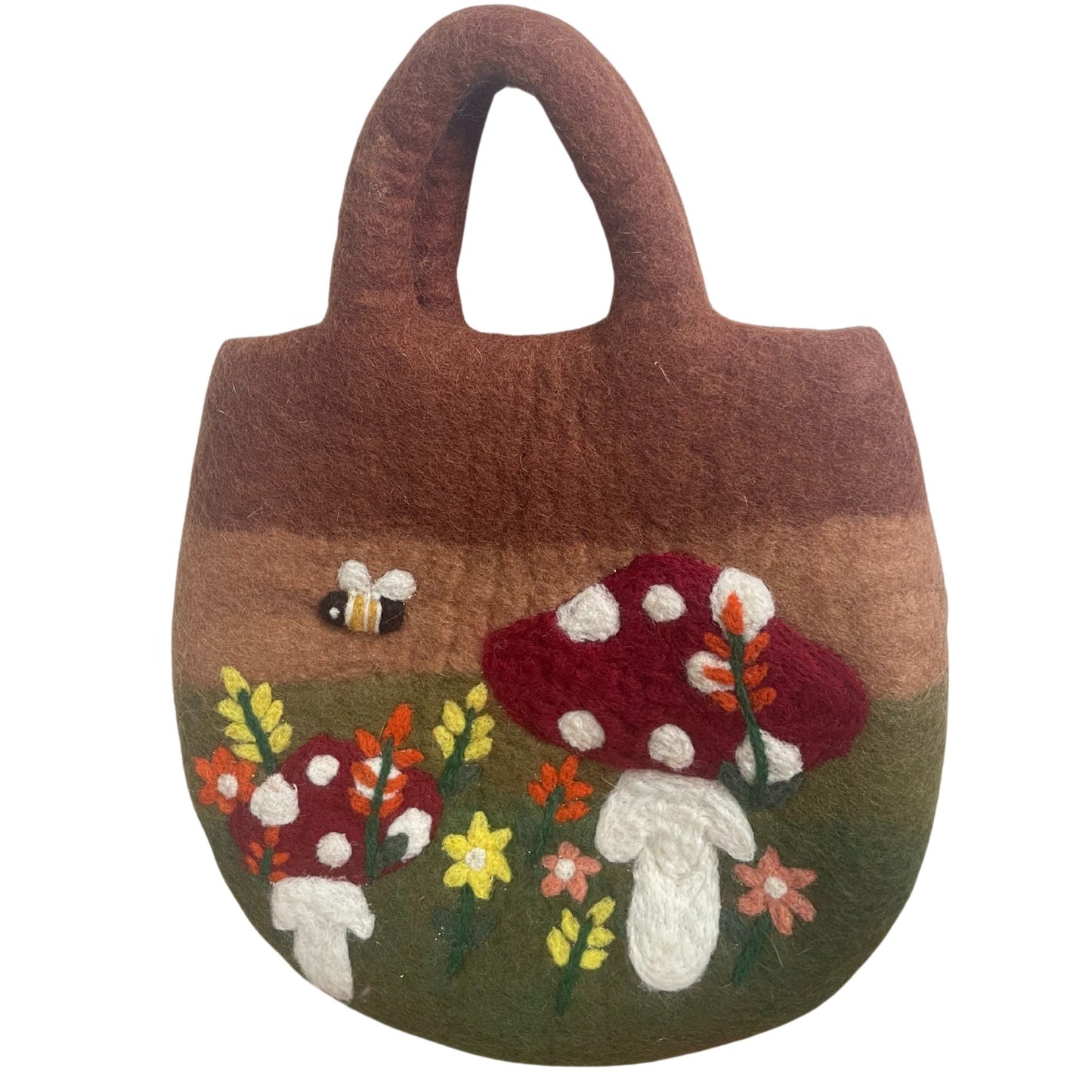 Bossa de feltre per a jardí de bolets - 35 x 27 cm