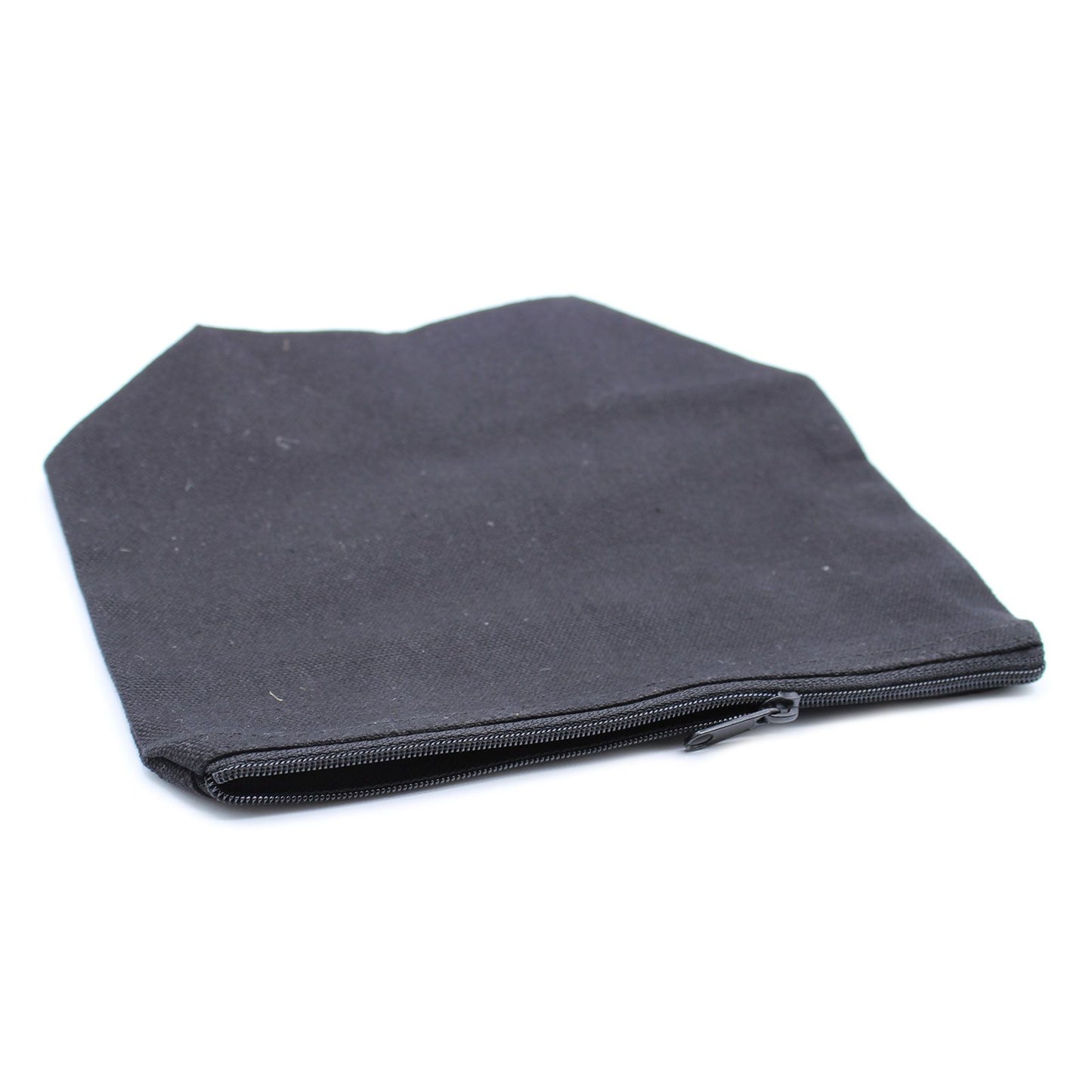 Necesser de cotó negre 10 oz - bossa mitjana