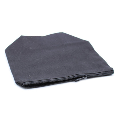 Necesser de cotó negre 10 oz - bossa mitjana
