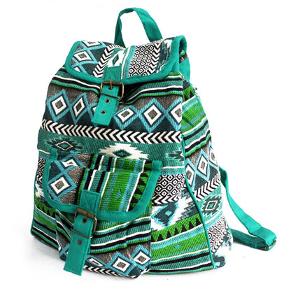 Teixit Jacquard - Motxilla Teal