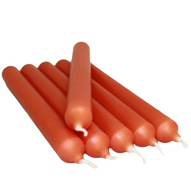 Espelmes de cera al detall Terracota (100)