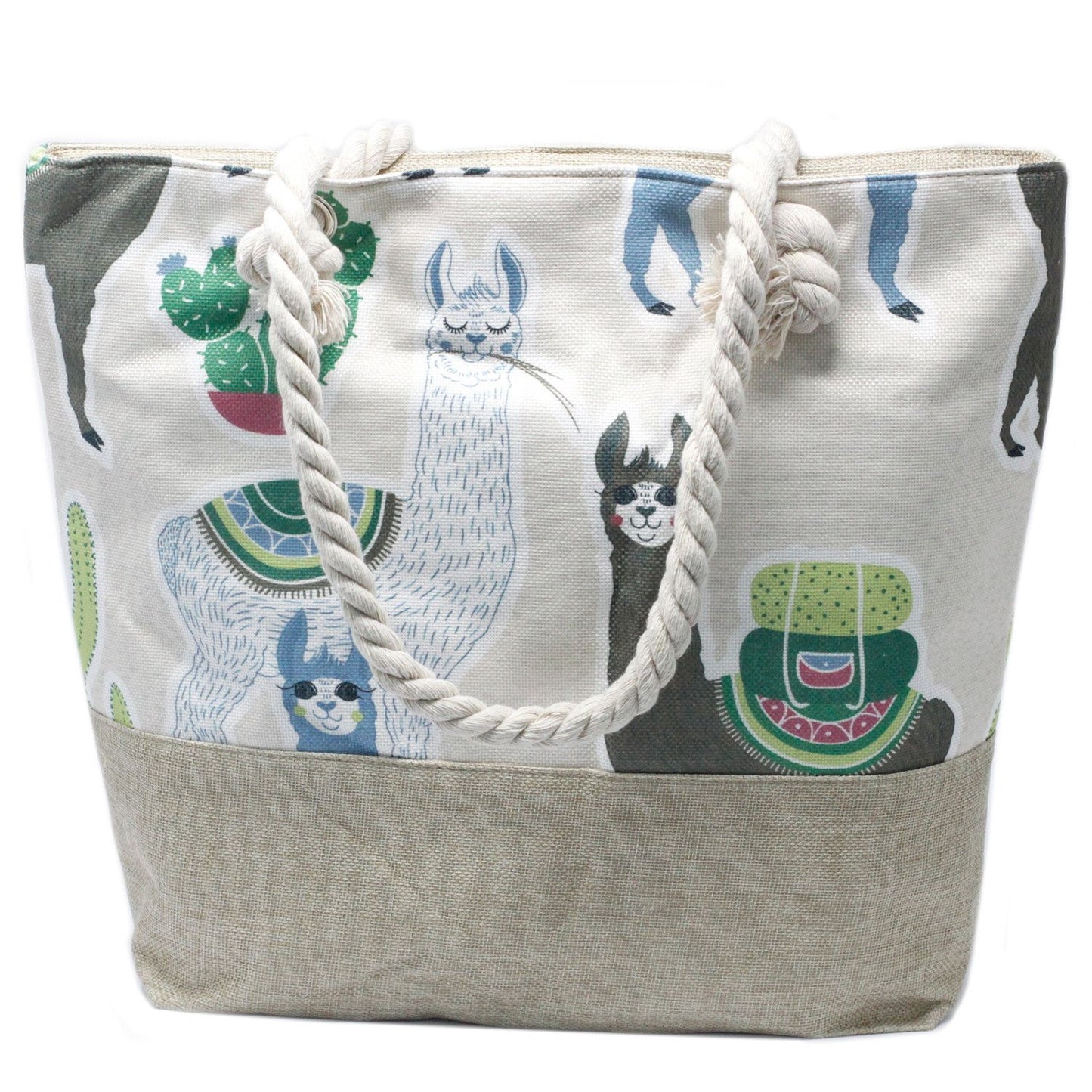 Bossa shopper amb nansa de corda - Flames
