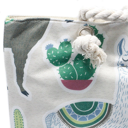 Bossa shopper amb nansa de corda - Flames
