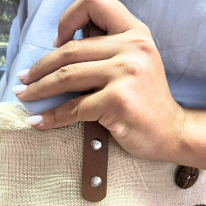 Bossa Natural Nansa de pell - Mandela